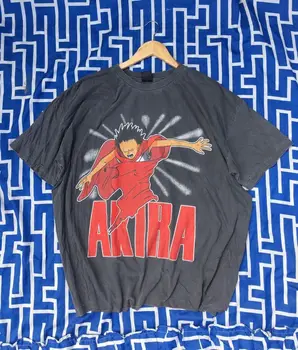 Akira Kanedo pagrindinio black 90-ųjų trumpas rankovės marškinėliai Anime, Manga tee NH7548 ilgomis rankovėmis