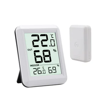 Belaidis Termometras su Drėgmėmačiu BabyRoom Skaitmeninis LCD Temperatūra Drėgnumas Stebėti, Patalpų Lauko Oras Stotis Jutiklis