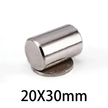 1/2/3/5VNT 20x30mm Neodimio Magnetas 20mm x 30mm NdFeB Turas Super Galinga, Stipri, Nuolatinio Magnetinio imanes Diskas 20*30 mm