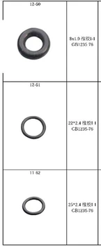 100VNT Aukštos kokybės įvairaus tipo žiedas / Sandarinimo žiedas ir kt gręžimo mašina, montavimo, uolienų gręžimo staklėmis