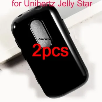 2vnt dangtelis juodas minkštas silikoninis telefono dėklas, skirtas unihertz želė star tpu atgal atvejais darbuotojas dėl želė star apsauginį kiautą