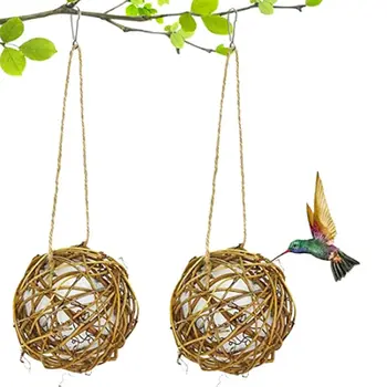 2VNT Juokinga Hummingbird Takraw Kamuolys Mokymo Papūga Žaislas Paukščiui Reikmenys Naminių Produktų, Paukščių Kramtyti Žaislas