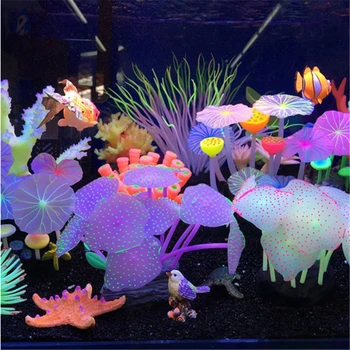 Akvariumo Augalai Dekoro Žolė Po Vandeniu Plastiko Dirbtinius Vandens Augalų Papuošalų Už Žuvų Bakas Akvariumas Kraštovaizdžio Puošmena