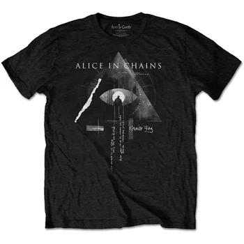 Alice In Chains Marškinėliai Rūko Kalnų Atgal Spausdinti