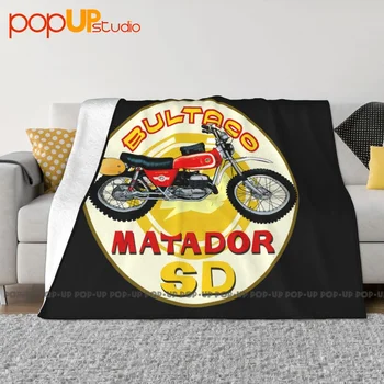 Bultaco Matador Sd Motociklo Antklodė Raschel Lovatiesė Už Sofos Miegamasis