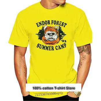 Camiseta estampada para hombre, camisa de manga corta con estampado cinco de estrellas del sol, Wars Ewok