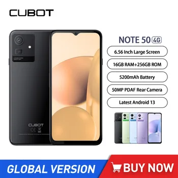 Cubot Pastaba 50 Plono išmaniųjų telefonų Octa-Core 8GB+256 GB 