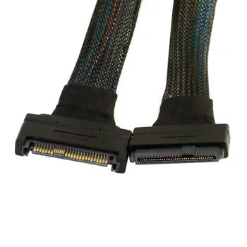 CY 50cm U. 2 U2 SFF-8639 NVME PCIe SSD Kabelis Vyrų ir Moterų 68pin ilgiklis