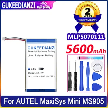 GUKEEDIANZI Baterija MLP5070111 (5line) 5600mAh Už AUTEL MaxiSys Mini MK808BT MK808TS MK808 MS905 MS906 Skaitmeninis Bateria