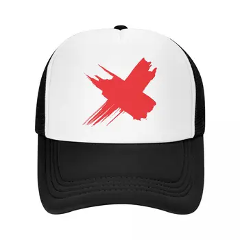 Klasikinis Unisex X Raidė Spausdinti Sunkvežimio Vairuotojas Hat Suaugusiųjų Reguliuojamas Beisbolo Kepuraitę Vyrų, Moterų Apsaugos Nuo Saulės Snapback Kepurės