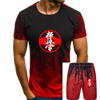 Masutatsu Oyama Kyokushin Karate Kanji Logotipą, vyriški Juodi Marškinėliai Dydis S Iki 3xl, vyriški T-shirt Cool Naujausias