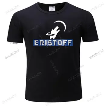 medvilnės derliaus marškinėlius vyrų vasaros tees prekės ženklo drabužių Eristoff Degtinės Kietas gruzijos unisex atsitiktinis už jį plius dydis teeshirt dovanos