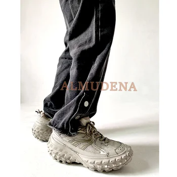 Platforma sportbačiai nėrinių padangų bateliai, storas padas zapatillas mujer tenso masculino Prabangių Dizainerio prekės ženklo avalynė vyrams ir moterims