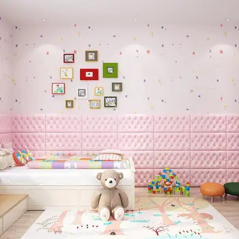 sienų lipdukai minkštas maišas, vaikų kambarys dekoro lipni sienos įpakavimu