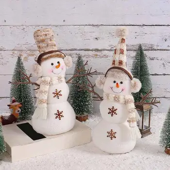 Sniego Ornamentu Įdaryti Kalėdų Puikus Įdaryti Lėlės Subtilus Kalėdų Senį Namų Dekoro Produktus Restoranas Home Shopping
