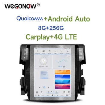 Tesla Qualcomm Carplay DSP IPS Android 11.0 8G+256G 4G SIM Automobilio DVD Grotuvas GPS RDS Radijo 