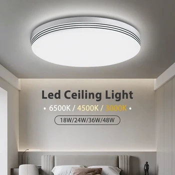 Ultra-plonas Apvalus LED Lubų šviestuvas Modernus Apšvietimas 110V, 220V, Patalpų Apšvietimas, Lubų Liustra, Virtuvės, Miegamojo Lempos