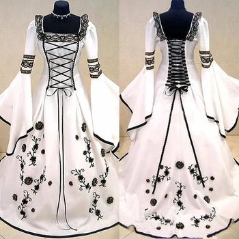 Viduramžių Vestuvių Suknelės Ragana 