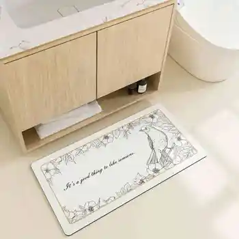 virtuvės Buitinė tualetai, ne slydimo kojų kilimėliai