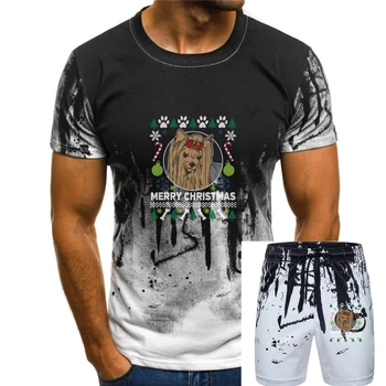 Vyrai Yorkie Jorkšyro Premium-T-Shirt-vyriški T-Shirt-Black Bjaurusis Kalėdų Stiliaus Terjerų Veislės Šuo