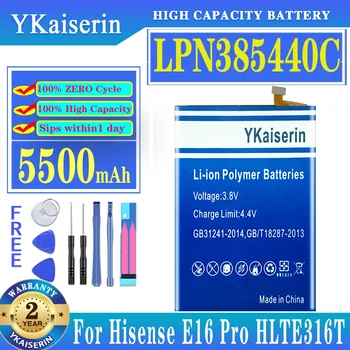 YKaiserin Baterija LPN385440C 5500mAh už Hisense E16 Pro E16Pro HLTE316T Mobiliojo Telefono Baterijas