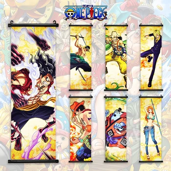Šiltas Kraujas Anime One Piece HD Drobės Pažymėkite Nuotrauką Plakatas Namų Puošybai Sienos Meno Kabo Tapybos Derliaus Luffy Pavara 5 Zoro