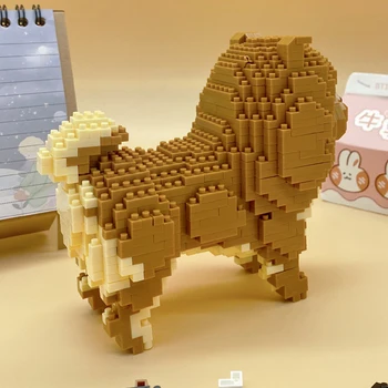 Žaislas Vaikams, Gyvūnų Pasaulyje čiau Čiau Šuo Stovi Pet Lėlės 3D Modelį 